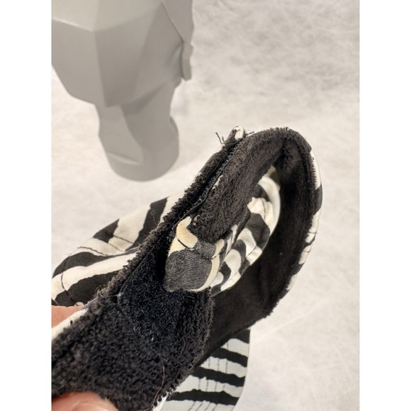 Fairbanks Ranch Country Club Zebra Print Woogge Adjustable Hat Cap Black White - Picture 8 of 8